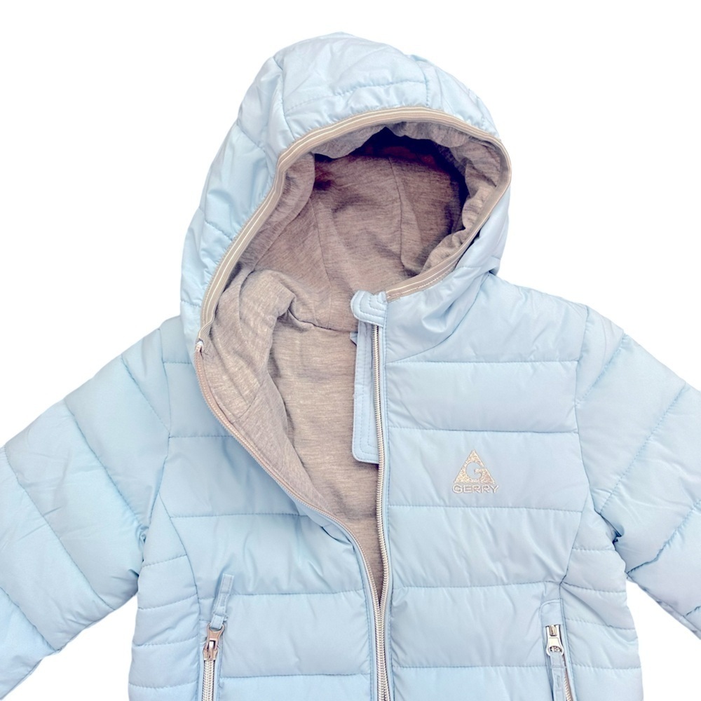 NWT Gerry Poly Jersey Lined Bubble Puffer Winter Jacket in Blue - Size 5 - Picture 9 of 9